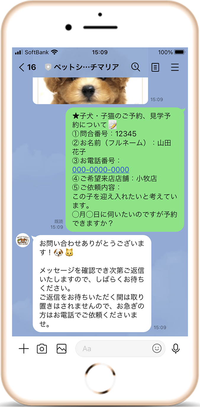 STEP3すぐに返信!